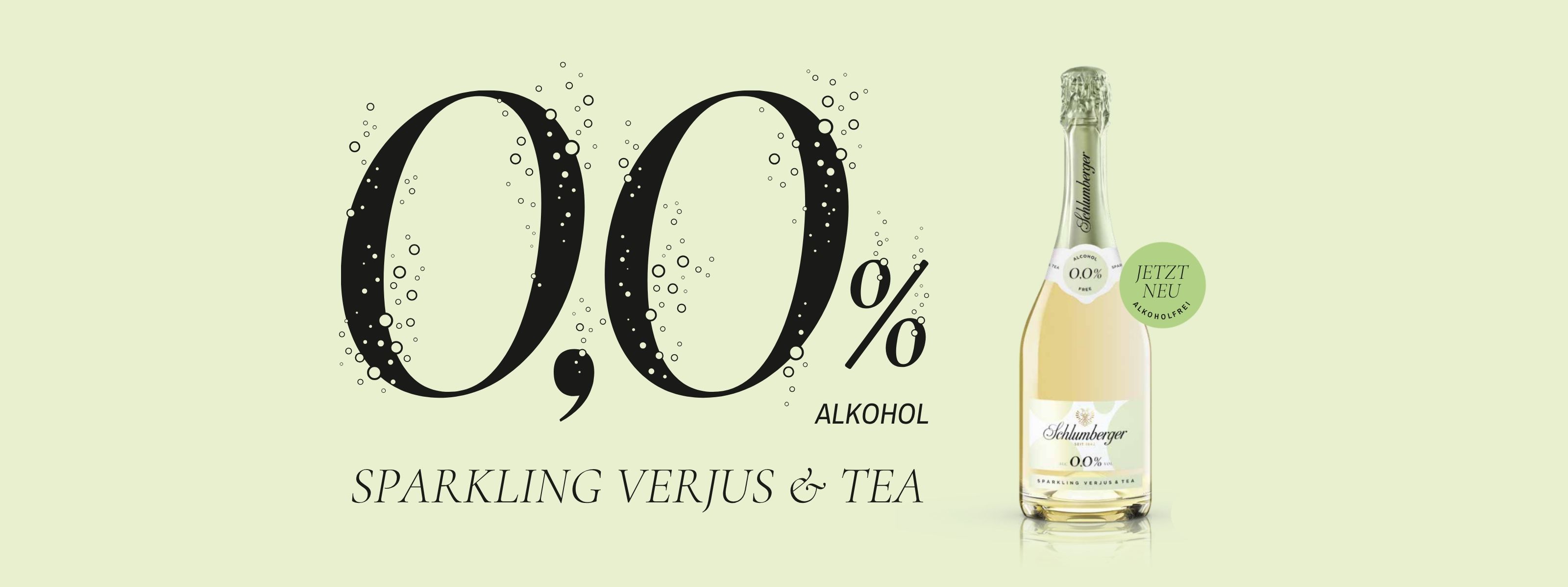 Schlumberger Sparkling Verjus & Tea